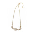 18K CC Script Diamonds Necklace