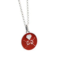 18K Double G Ghost Red Necklace