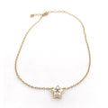 18K CC Star Pearl Necklace