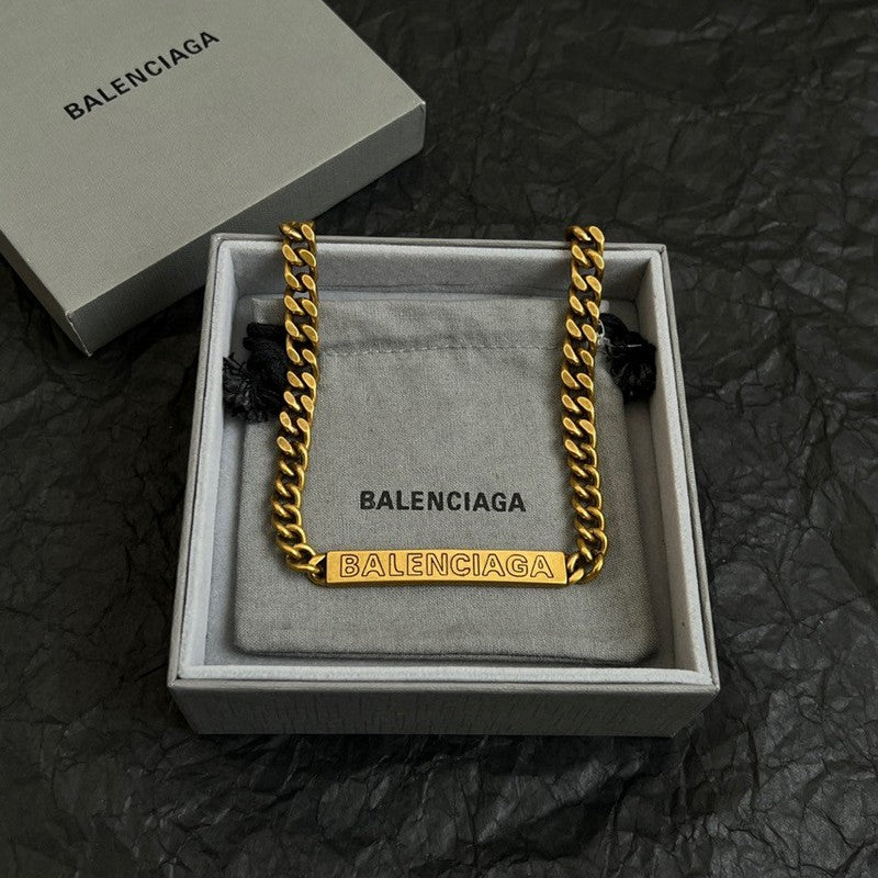 18K BB Vintage Chain Gold Necklace
