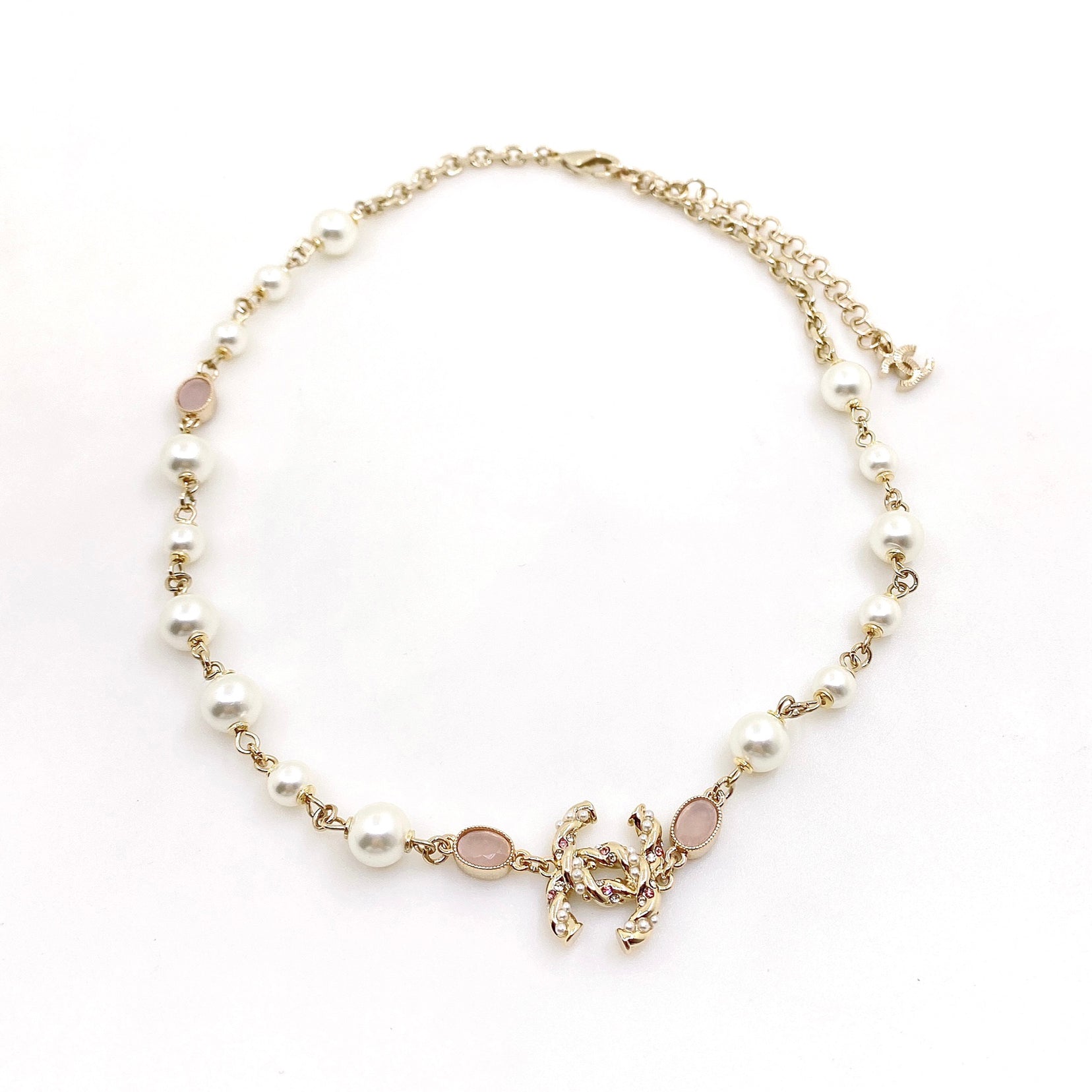 18K CC Pearls Necklace