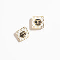 18K Vintage CC Earrings