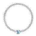 18K Louis Blue Chain Necklace