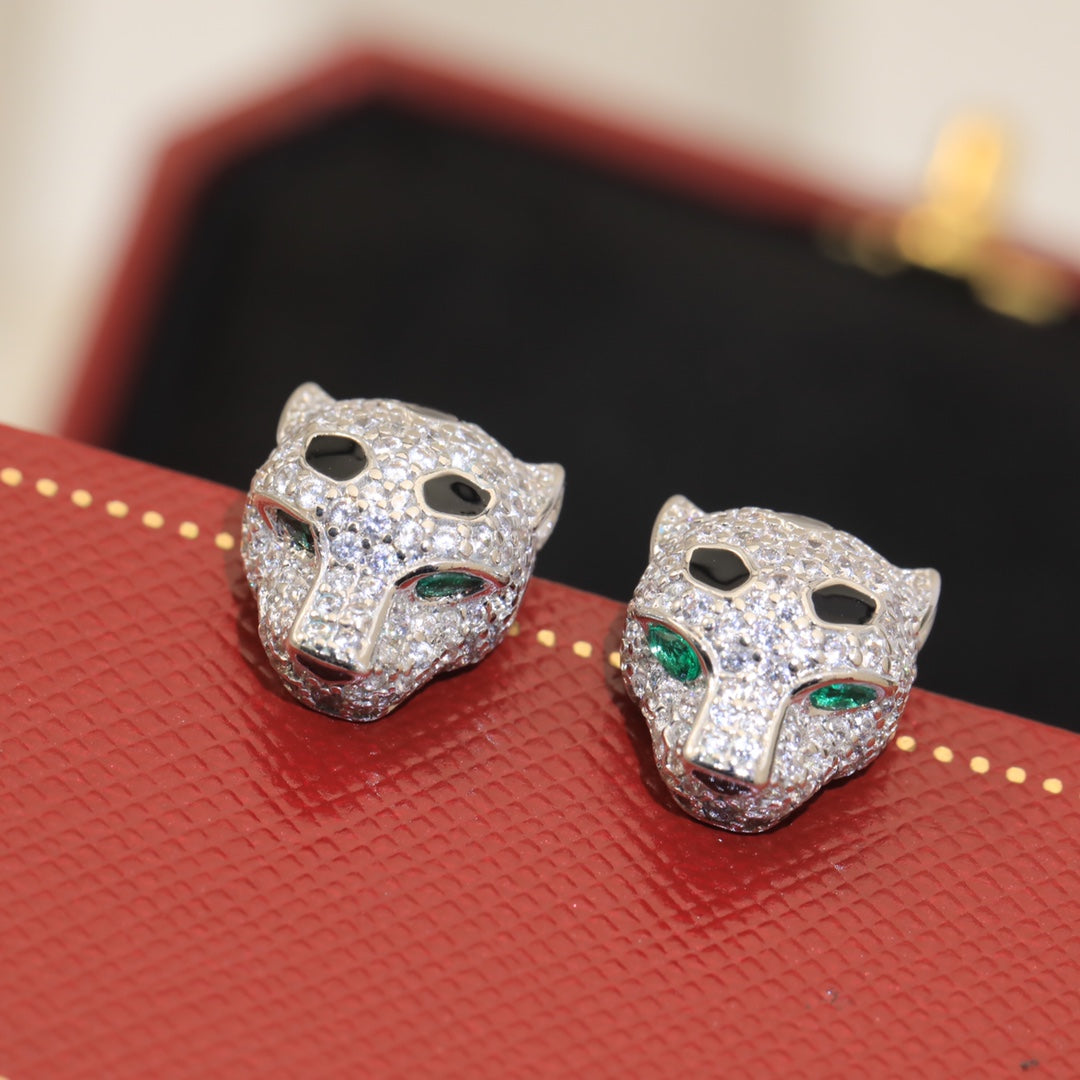 18K Panthere Earrings