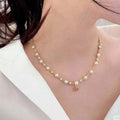18K CD Pearl Chain Necklace