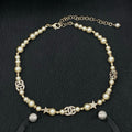 18K CC Pearl & Diamond Necklace