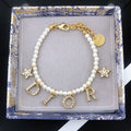 18K CD Pearl Bracelet