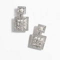 18K CC Diamond Pearl Perfume Earrings
