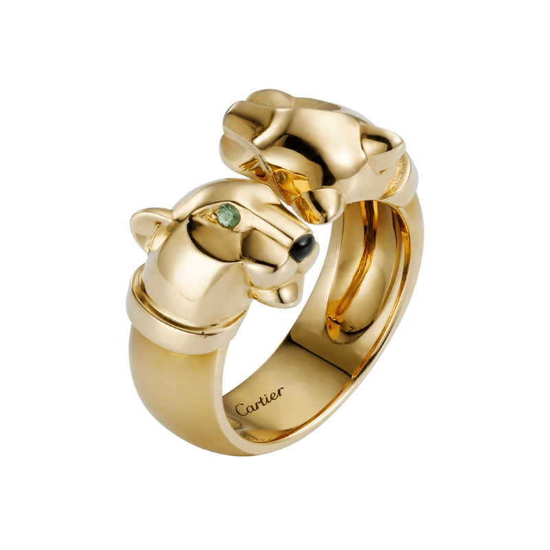 18K Panthere De Open Ring