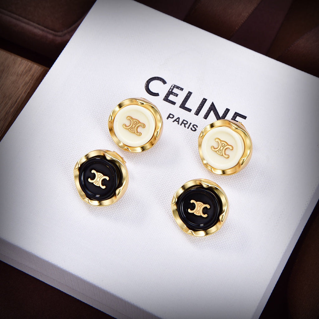 18K Triomphe Pearl Earrings
