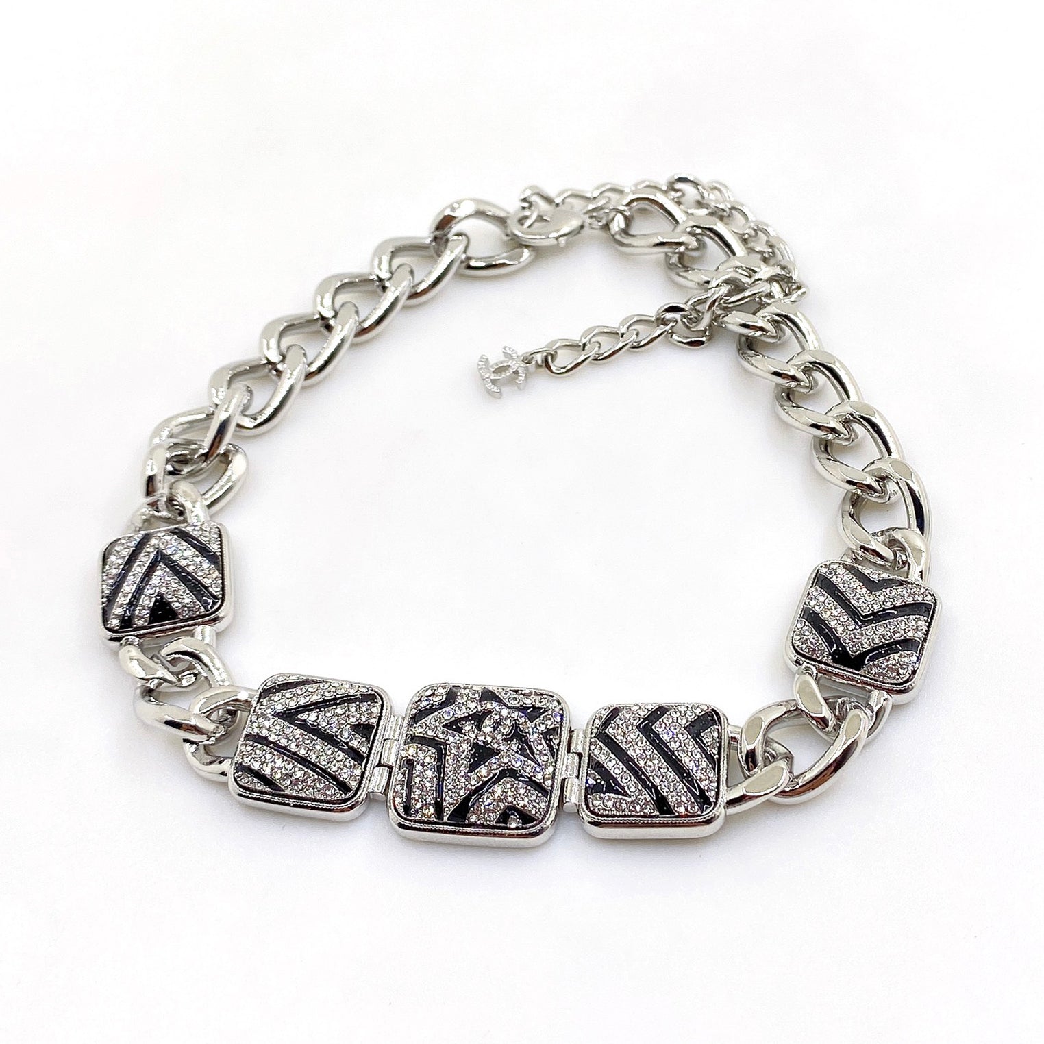 18K CC Star Diamonds Necklace