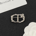 18K CD Revolution Pearl Brooch