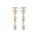 18K CC No.5 Long Earrings
