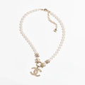 18K CC Pearls Chain Necklace