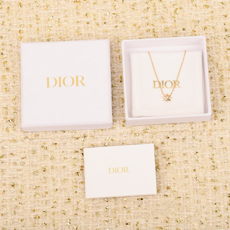18K CD Star Diamond Necklace