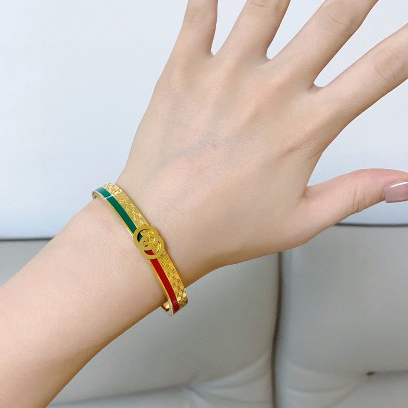 18K GG Classic Gold Bracelet