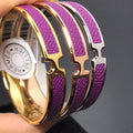 18K Olympe Purple H Bracelet