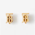 18K BB Logo Earrings