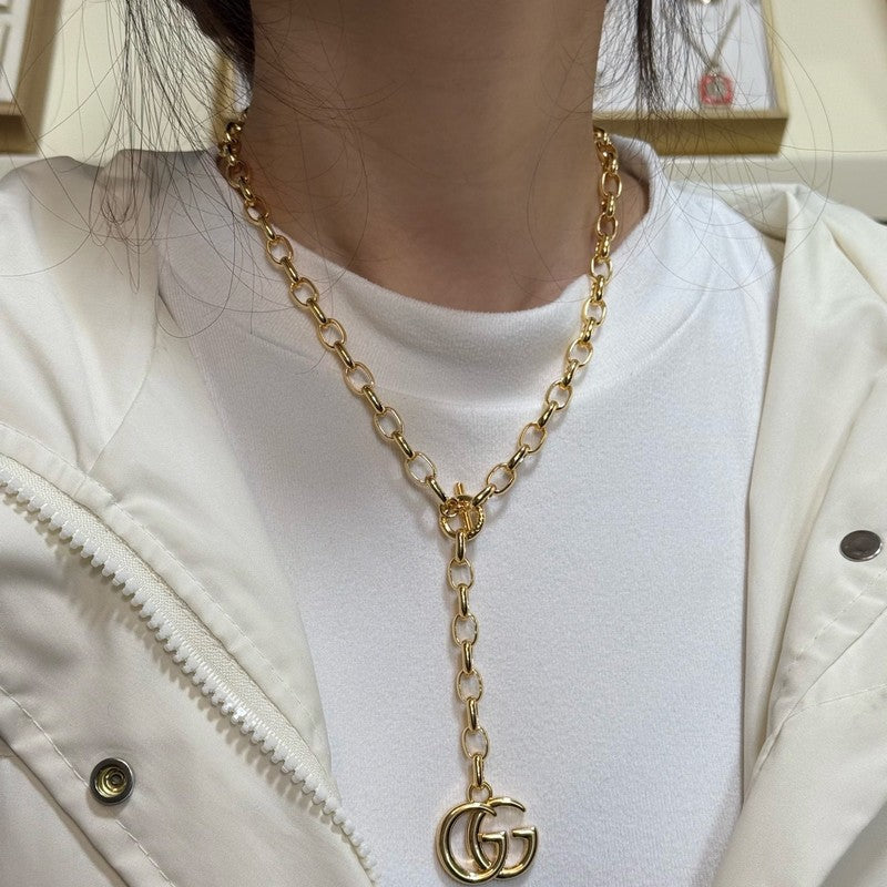 18K GG Gold Chain Necklace