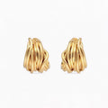 18K BB Gold Earrings