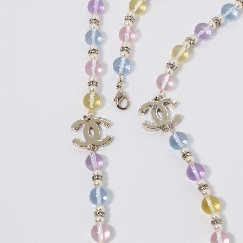 18K CC Color Crystal Long Necklace