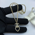 18K CC Heart Chain Necklace
