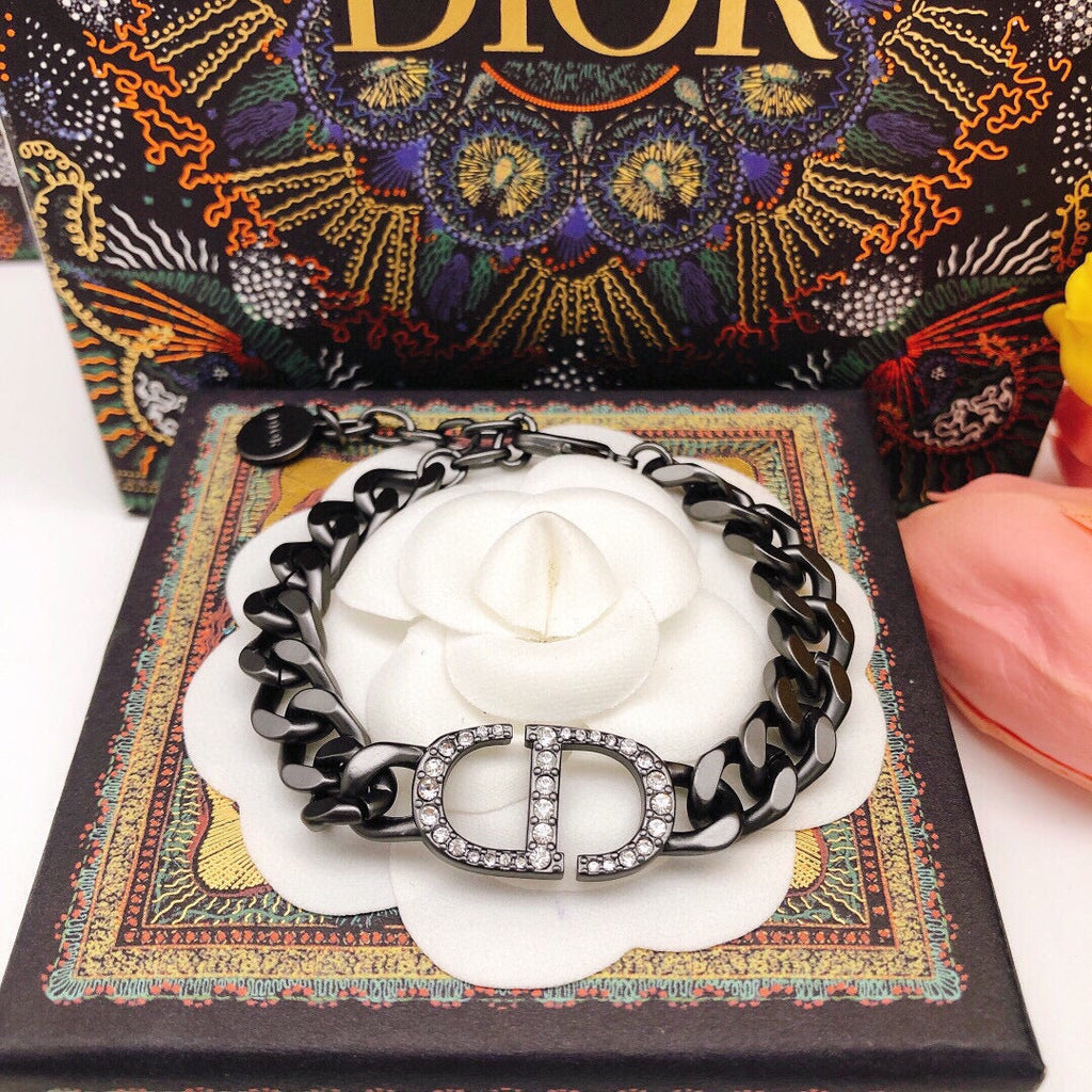 18K CD 30 Montaigne Black Bracelet
