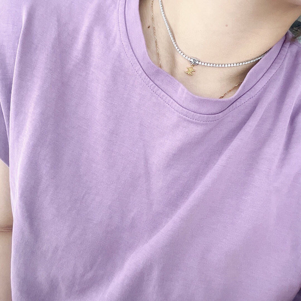 18K Triomphe Crystals Link Necklace