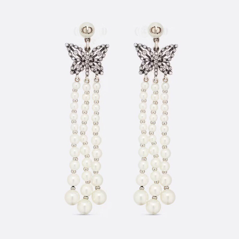 18K CD Papillon De Nuit Earrings