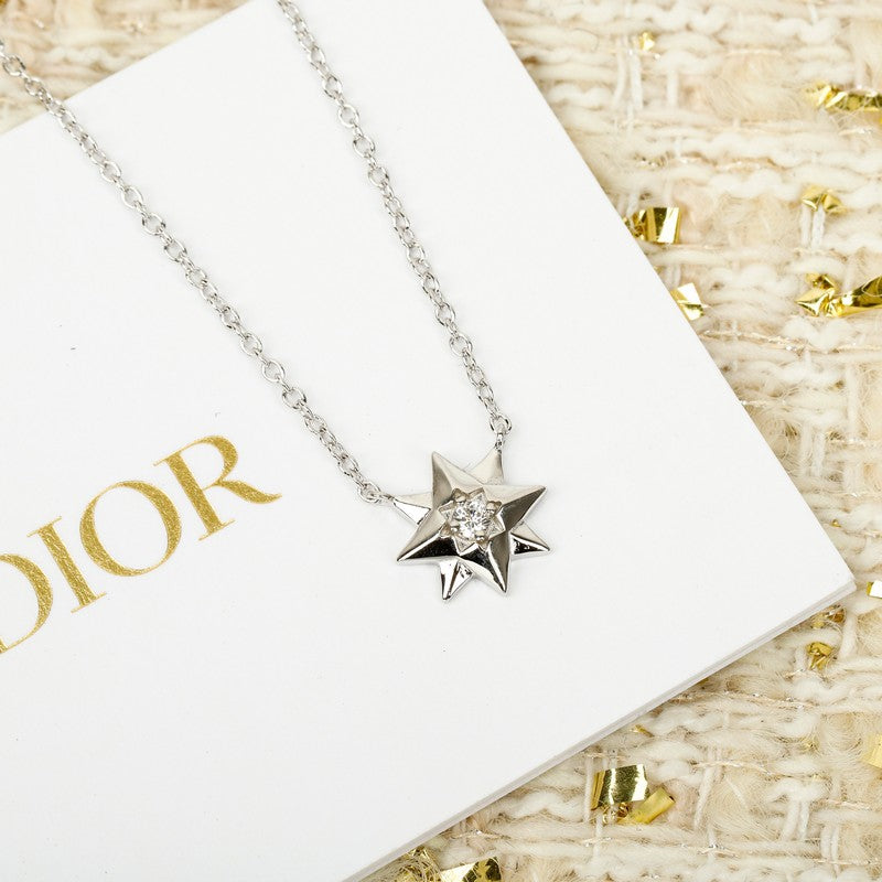 18K CD Star Diamond Necklace