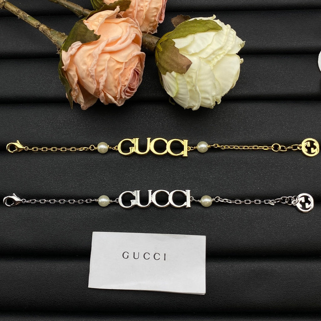 18K Double G Letter Bracelet