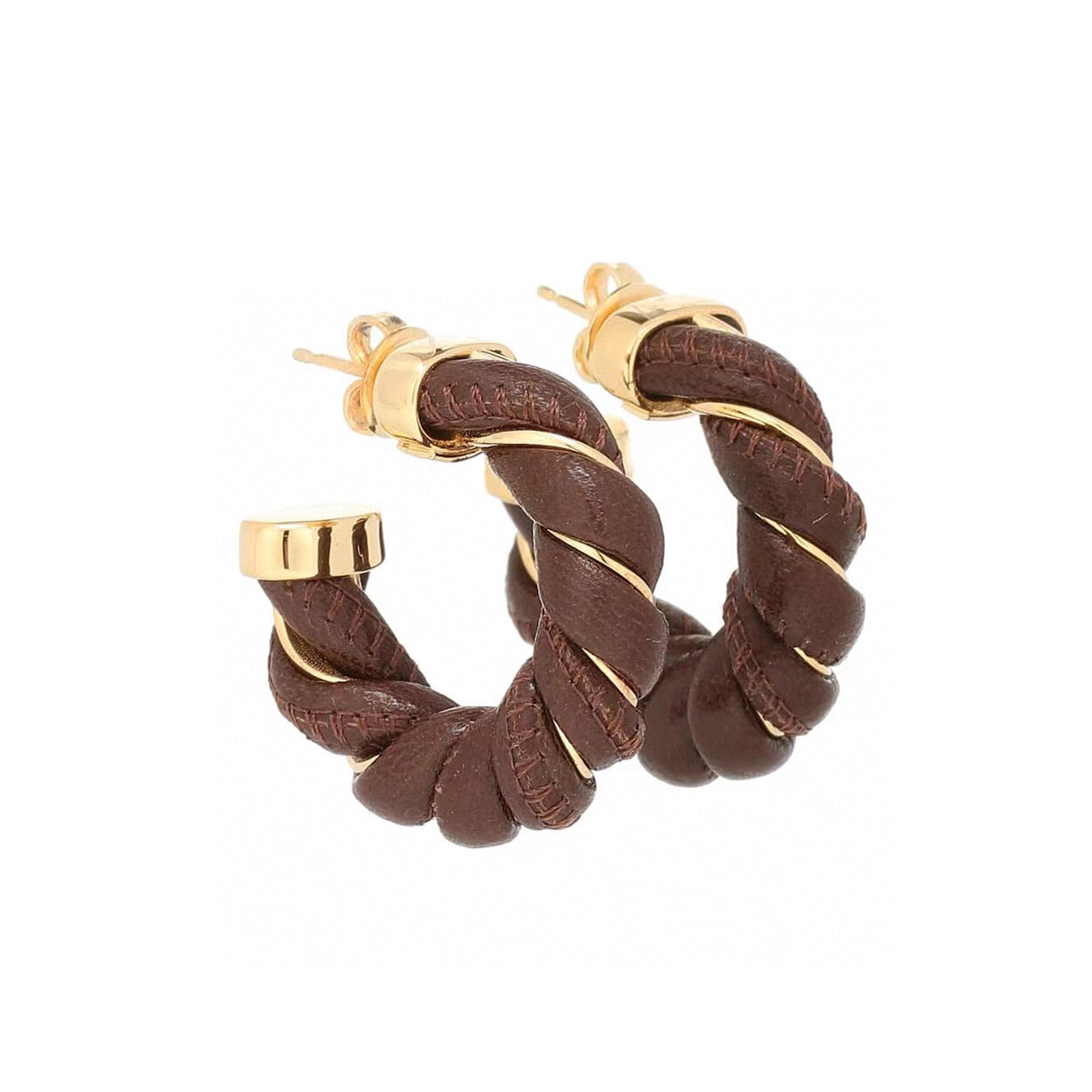 18K BV Brown Earrings