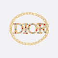 18K CD Revolution Color Crystals Brooch