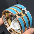 18K Olympe Blue H Bracelet
