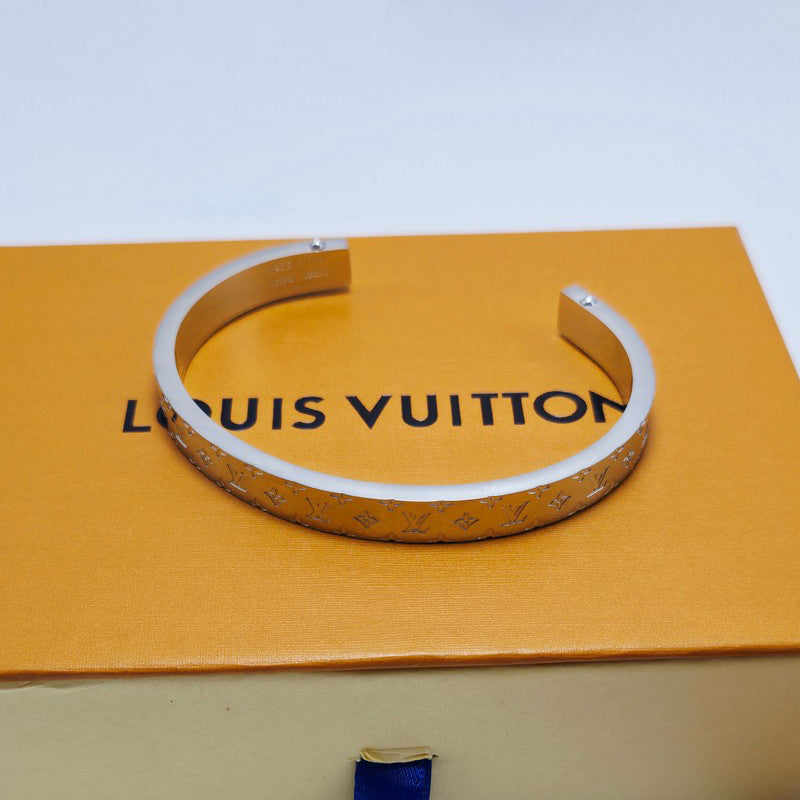 18K Louis Monogram Gold Bracelet