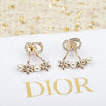 18K CD Tribales Diamond Earrings