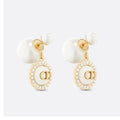 18K CD Pearls Earrings