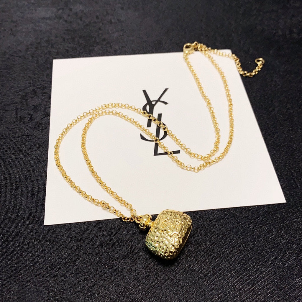 18K Saint Bag Pendant Necklace