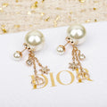 18K CD Tribales Tassel Diamond Earrings