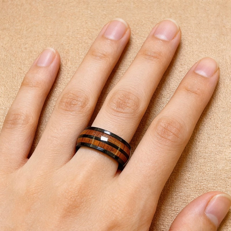 18K GG Anger Forest Black Ring