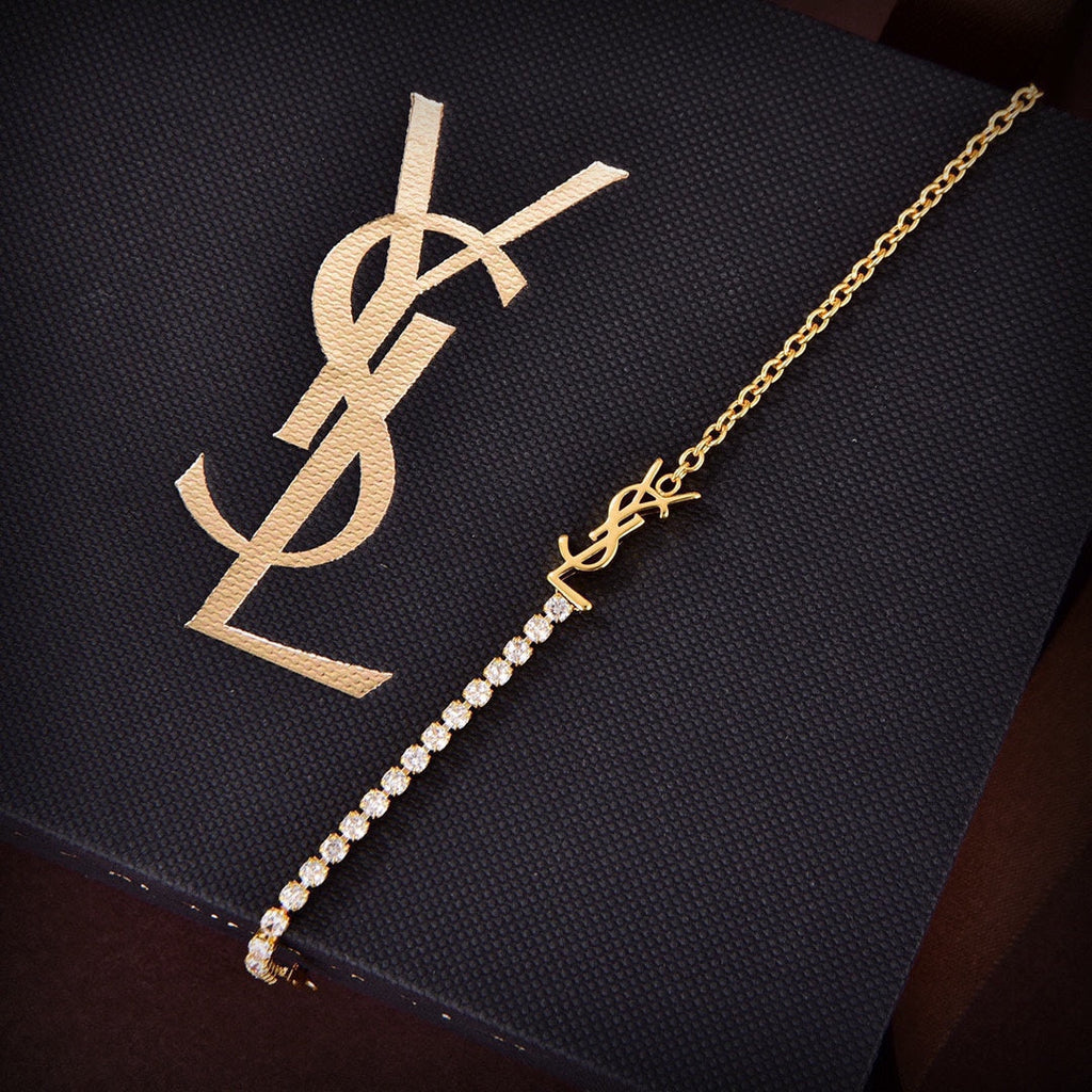 18K Saint Diamond Chain Bracelet