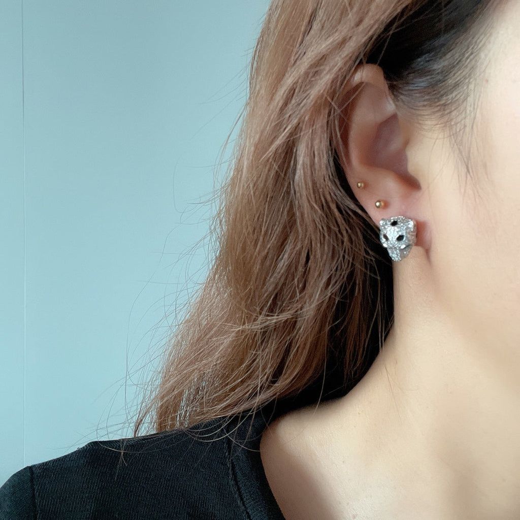 18K Panthere Earrings