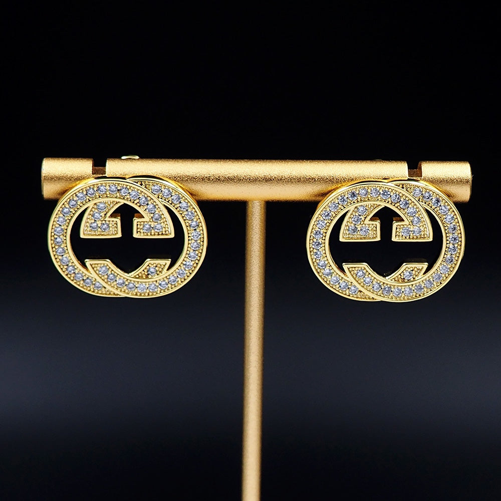 18K GG Diamonds Earrings