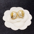 18K Saint White & Red Earrings