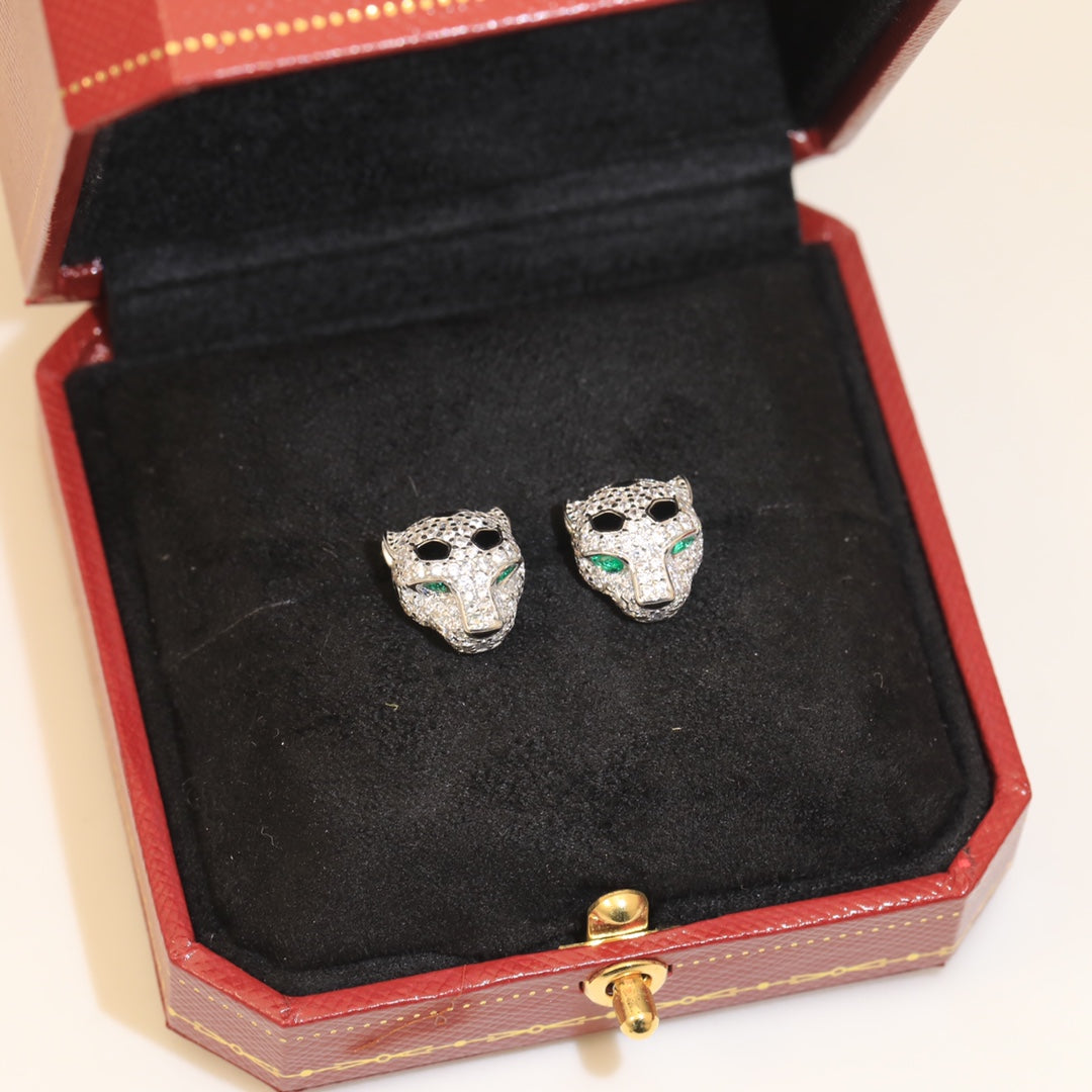 18K Panthere Earrings