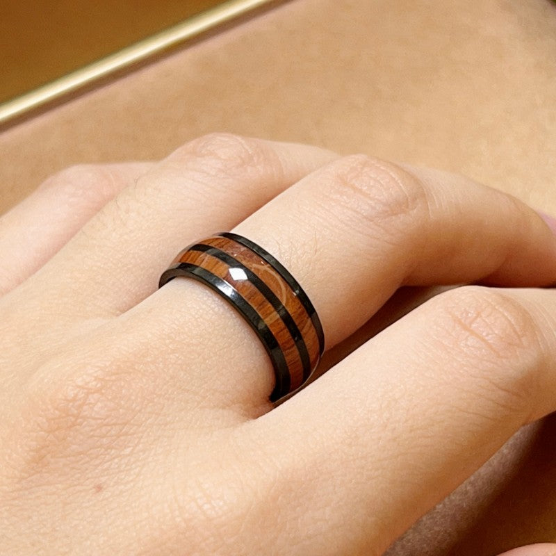 18K GG Anger Forest Black Ring