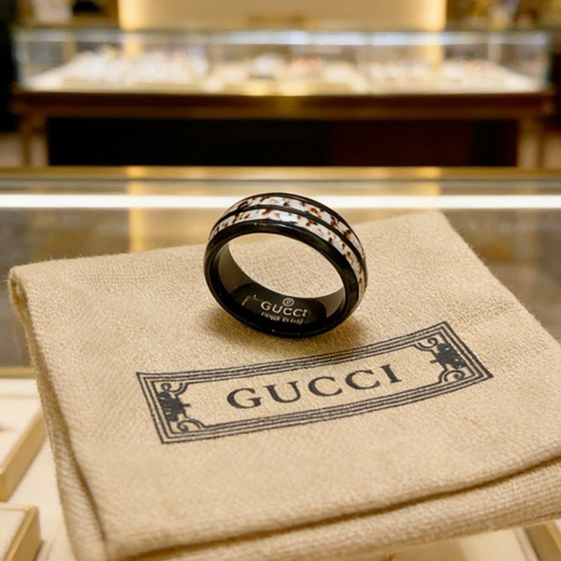 18K GG Anger Forest Black Color Ring