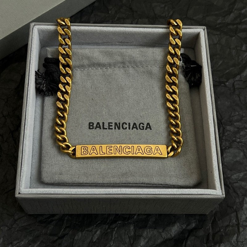 18K BB Vintage Chain Gold Necklace