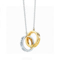 18K T 1837 Interlocking Circles Pendant Necklace