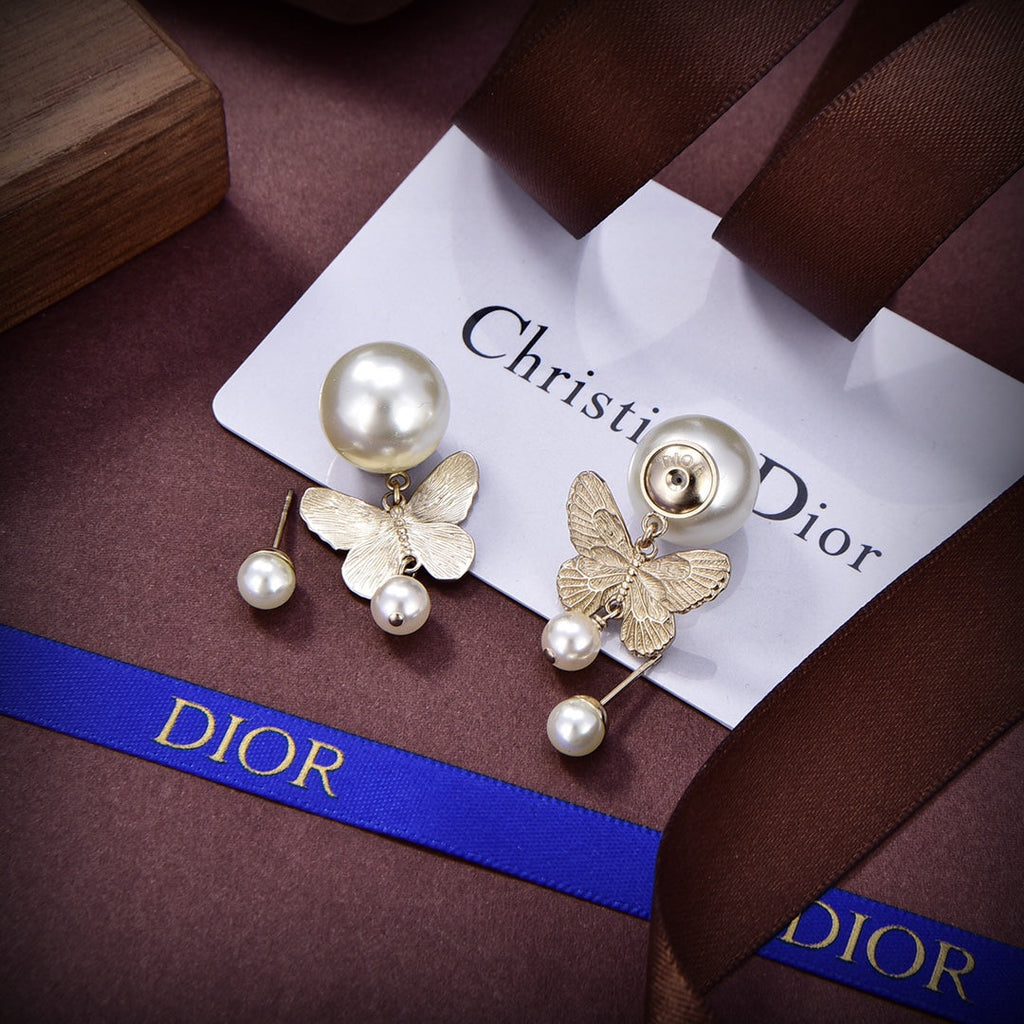 18K CD Tribales Pearl Earrings